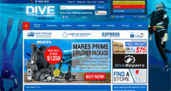 Desktop Screenshot of divewarehouse.com.au